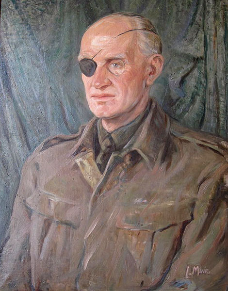 George Lees-Milne (1880-1949) as head of the Evesham Home Guard, 1940.