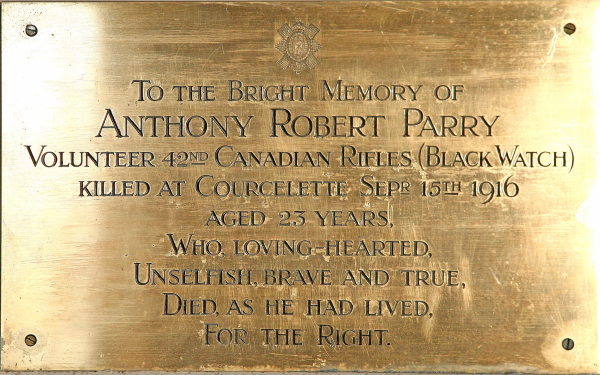 Brass plaque, Unitarian Chapel, Oat Street, Evesham