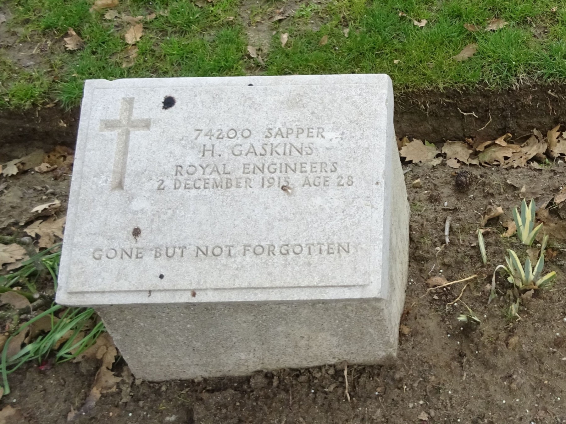 Harold Gaskin's grave