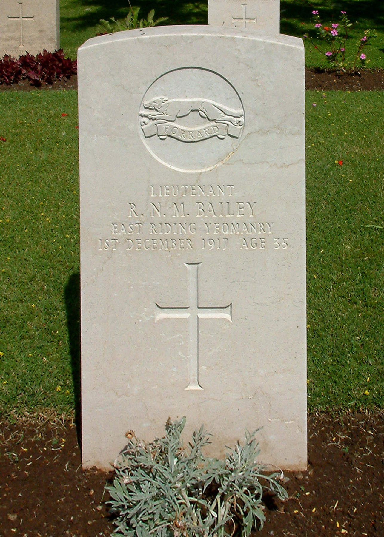 Robert Bailey's grave