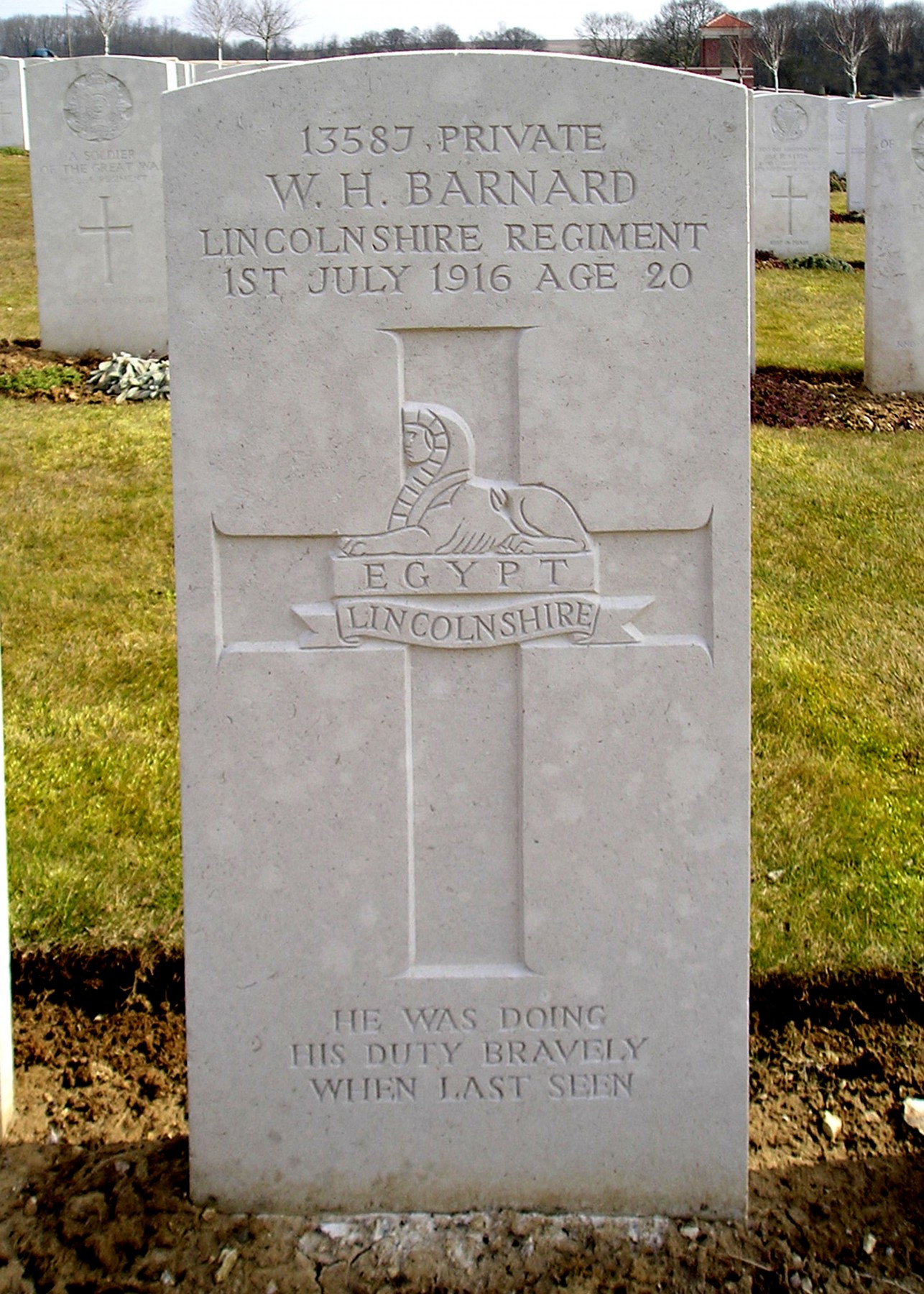 Grave of William Barnard