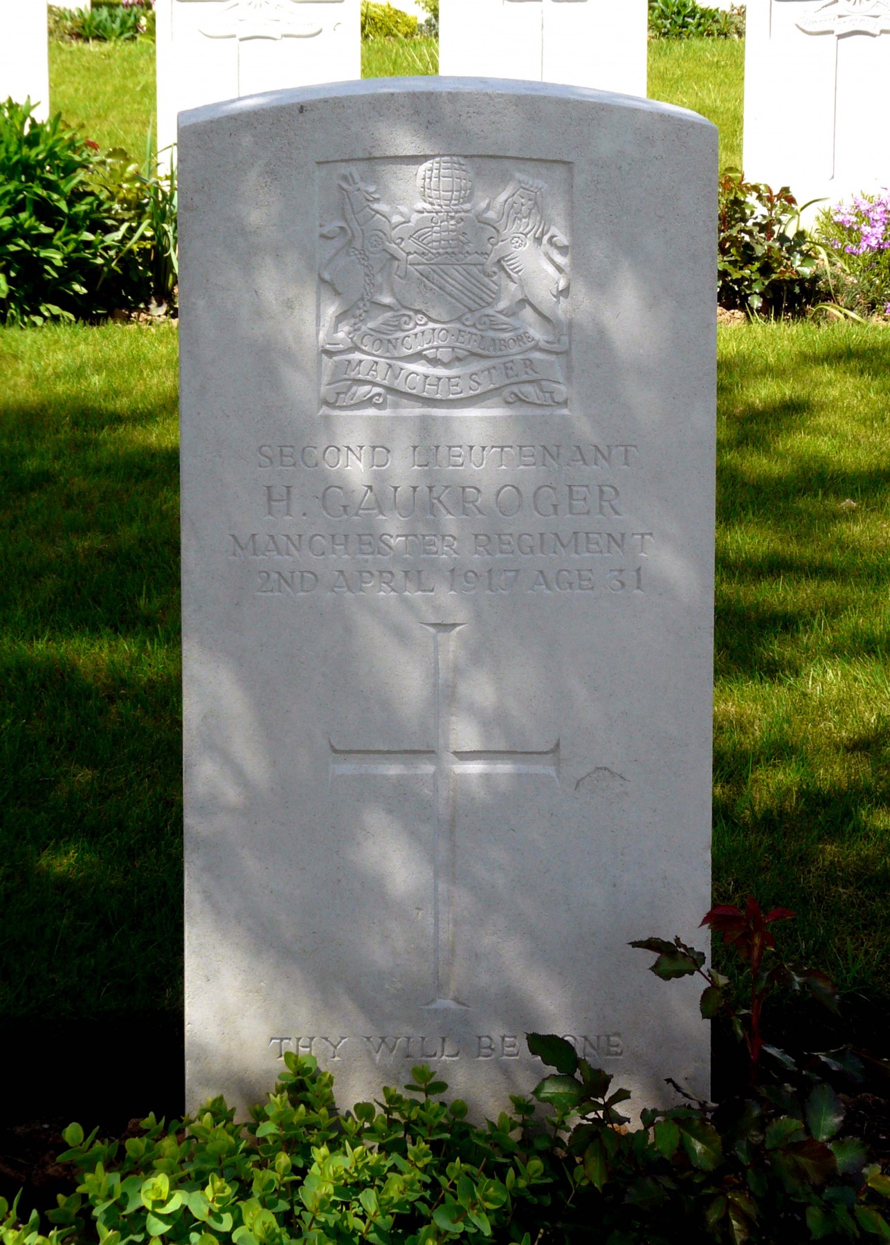 Grave of Hubert Gaukroger