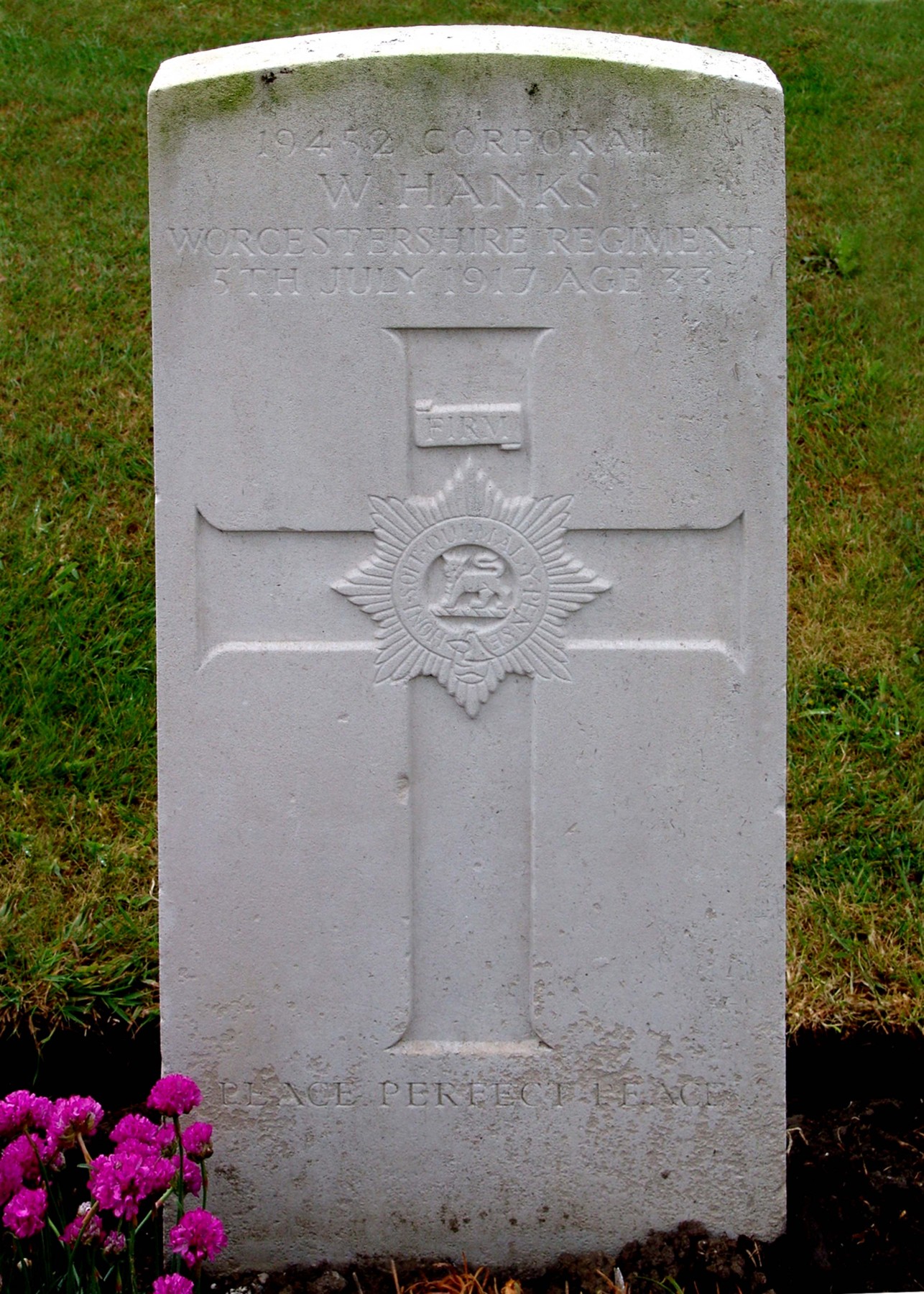 Grave of Corporal William Hanks