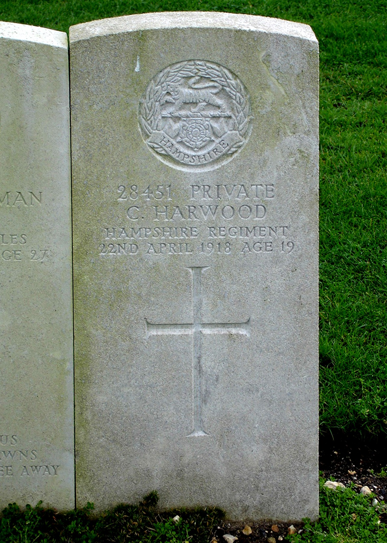 Grave of Charles Harwood