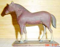 Carved horse