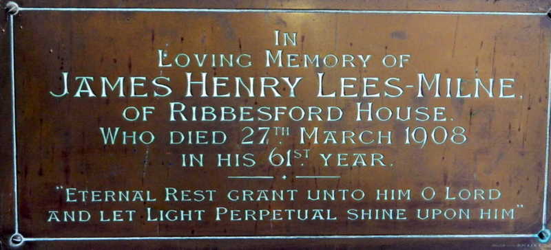 James Lees-Milne plaque