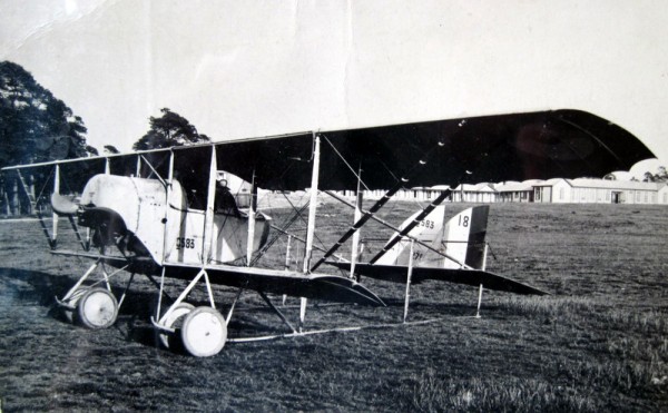 The Coudron GIII used by Leslie Poulter for his training whilst at Vendome.