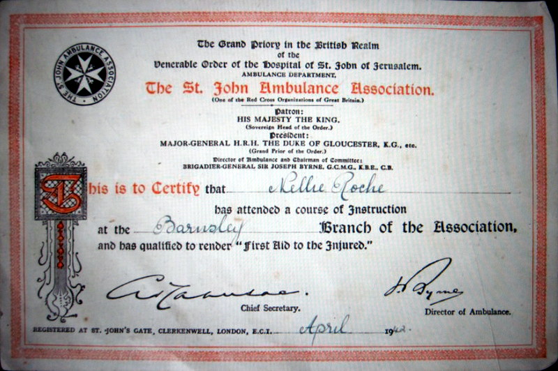 First Aid Certificate