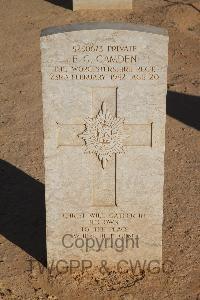 Eric Camden's grave.