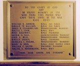 Memorial to the Dead of the 1939 - 1945 War, St James Church, Badsey