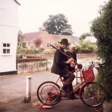 Knife sharpener working at Badsey