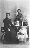 Louis Henry & Rosina Caroline Sparrow with their two children Philip Henry & Esme Mary.