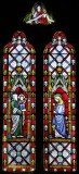 Stained Glass Window in north wall
