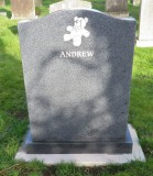 Reverse of headstone