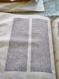 The oldest printed book in the library.