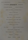 Gala Menu on HMS Marathon 1916