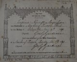 Eugénie’s Confirmation Certificate