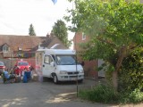 Outside Farriers Cottage, Brewers Lane