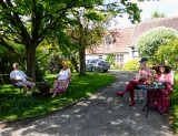 Orchard Cottage, Mill Lane, Tony & Rosalie Merrett, Cliff & Sheila Sage