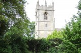 View of church from 27 High Street, 2008