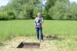 Day 1 - An archaeologist plots the location using GPS