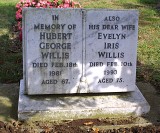 Open book headstone