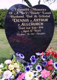 Heart-shaped headstone