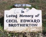 Small headstone