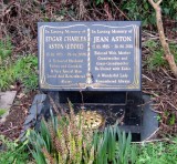 Open book headstone