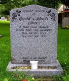 Headstone & Vase