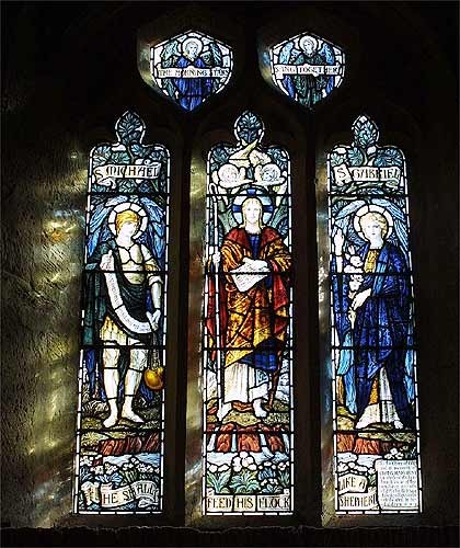 Stained Glass Window above Altar c.1896, St James Church, Badsey