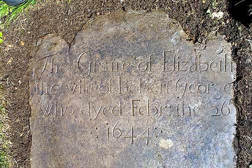 Headstone 1644, St James Church, Badsey