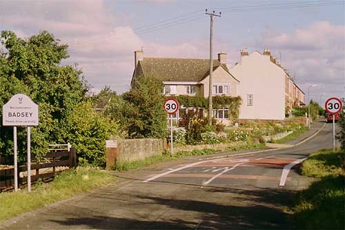 Entering the village