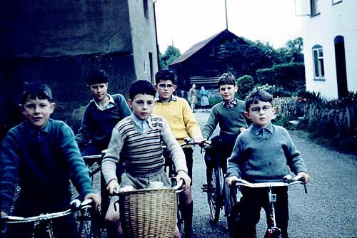 Boys in Mill Lane, Badsey
