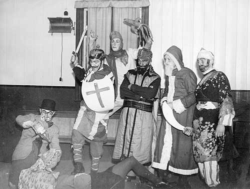 Badsey Mummers about 1950