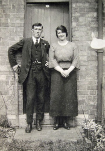 Cyril Heritage with his wife