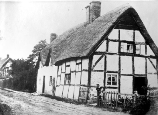 Demolished cottages