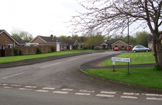 Chestnut Close, April 2006.