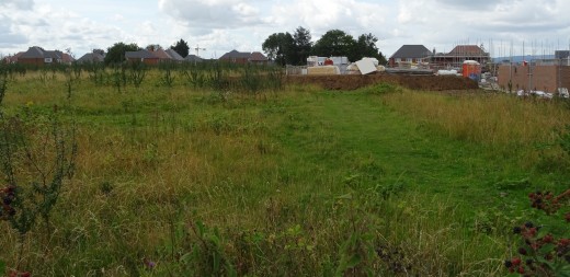 Site of Turnpike Drive housing development, August 2017.