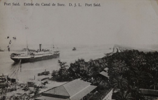 Cyril Sladden at the Suez Canal 1916