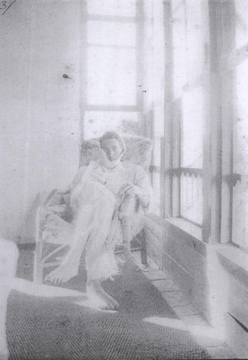 Cyril Sladden in Officers’ Hospital, Basra, 1916