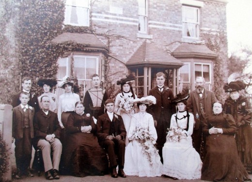 1903 wedding – Ernest Stanley & Ellen Sears
