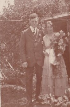 1920 wedding - John Taylor & Ethel Hawker