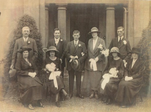 1923 wedding – Frederick Birch & Eva Bell