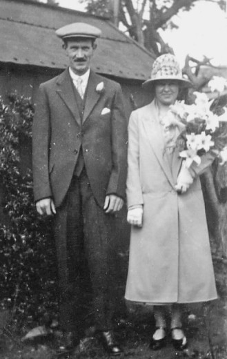 1926 wedding – William Bedenham & Elsie Stewart