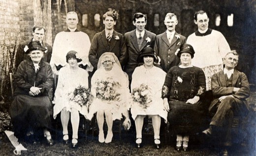 1928 wedding – Les Southern & Zoe March