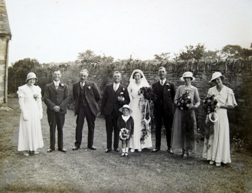 1934 wedding – Arthur Carter & Violet Halford