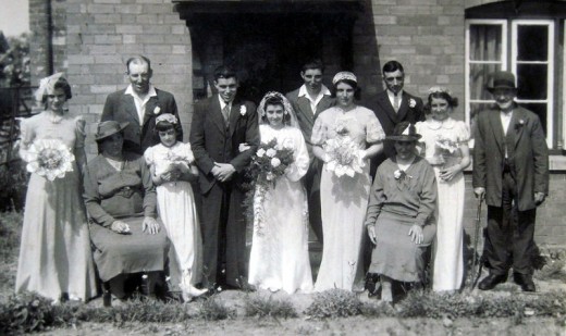 1941 wedding – Albert Webb & Dorothy Simms
