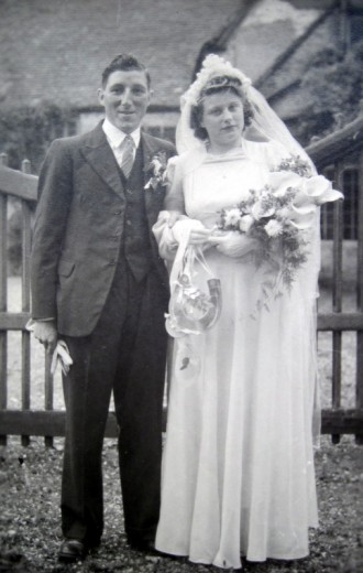 1946 wedding – Arthur Webb & Gerarda Smit