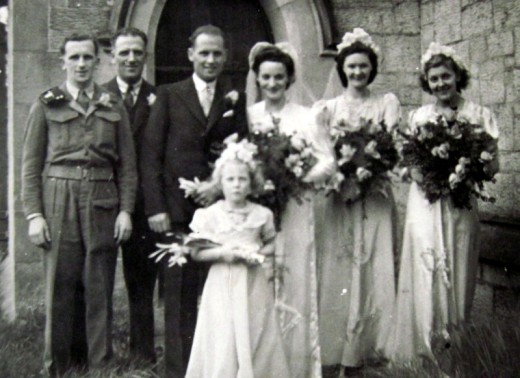 1946 wedding – Frank Southern & Jane Scott